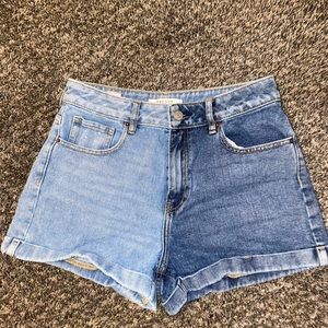 Pacsun two toned mom shorts